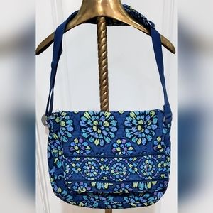 Vera Bradley BlueTote Crossbody Messenger Bag